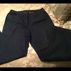 Eileen fisher denim pants 1x elastics back great!